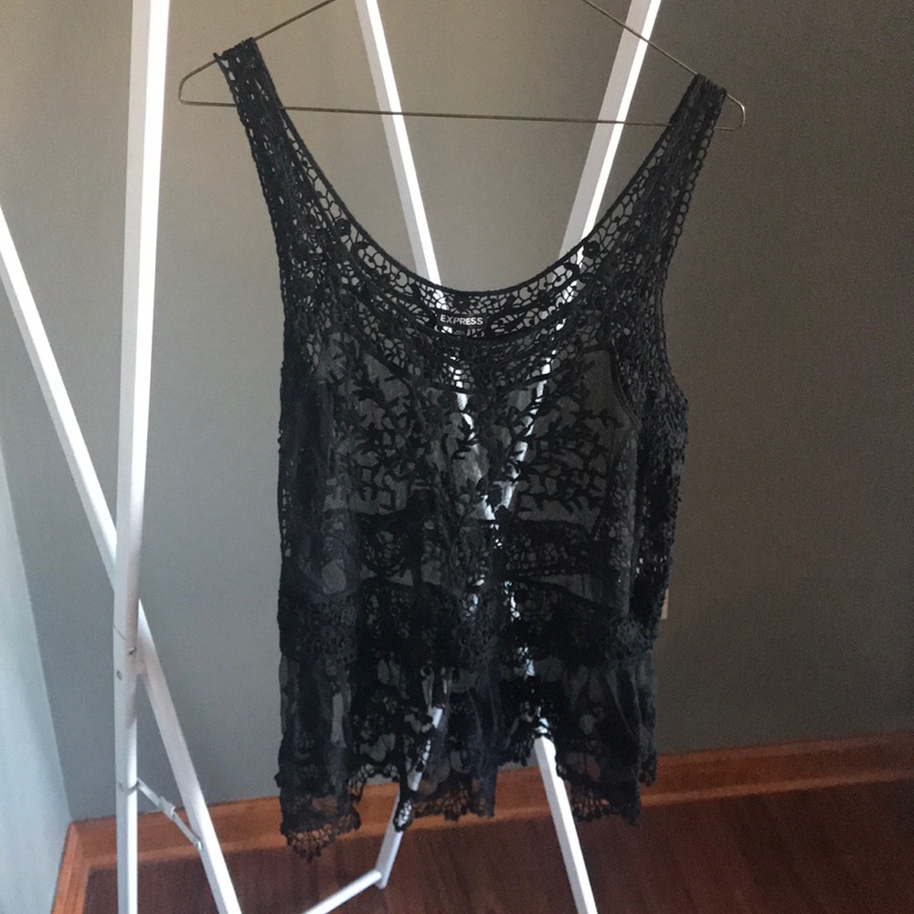 EXPRESS size M Lace Tank